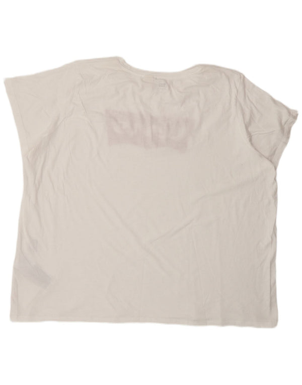 Ανδρικό γραφικό T-Shirt Levi's Top 3XL Λευκό βαμβακερό