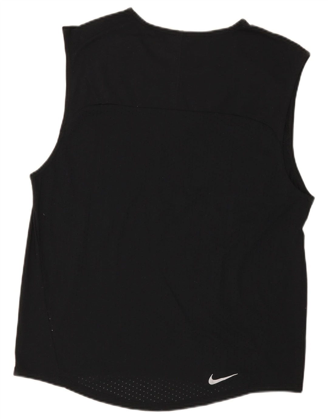 Ανδρικό γιλέκο Nike Dri Fit, μεσαίο μαύρο πολυεστέρας