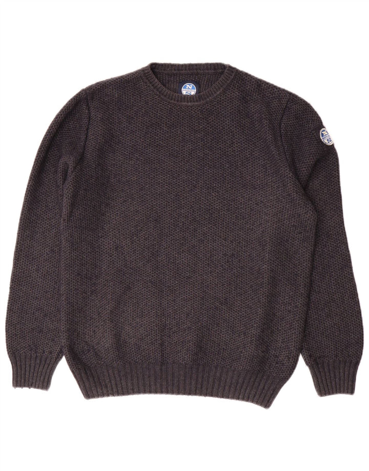 Ανδρικό πουλόβερ North Sails Crew Neck Jumper Μικρό γκρι βαμβακερό
