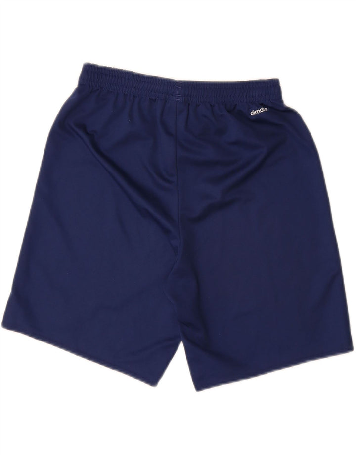 Αθλητικά σορτς ADIDAS για αγόρια Climalite 13-14 ετών Navy Blue Polyester