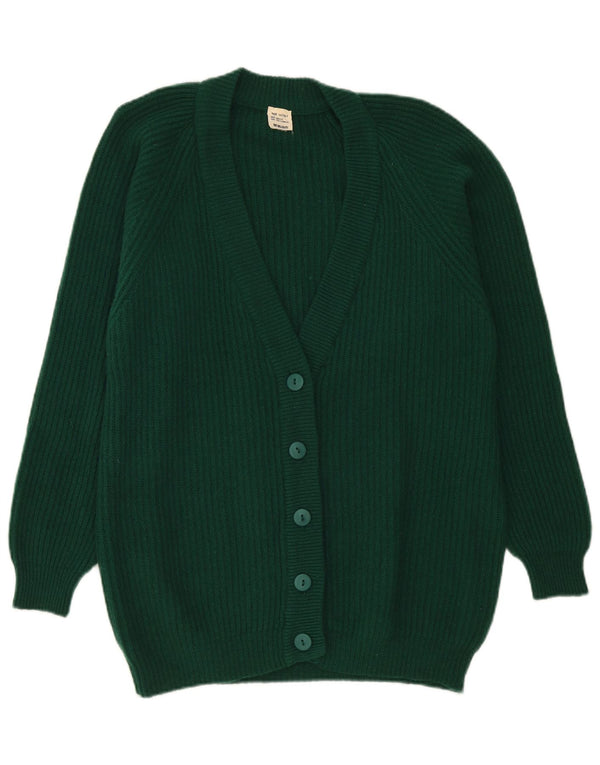 Vintage γυναικεία ζακέτα πουλόβερ UK 16 Large Green Wool