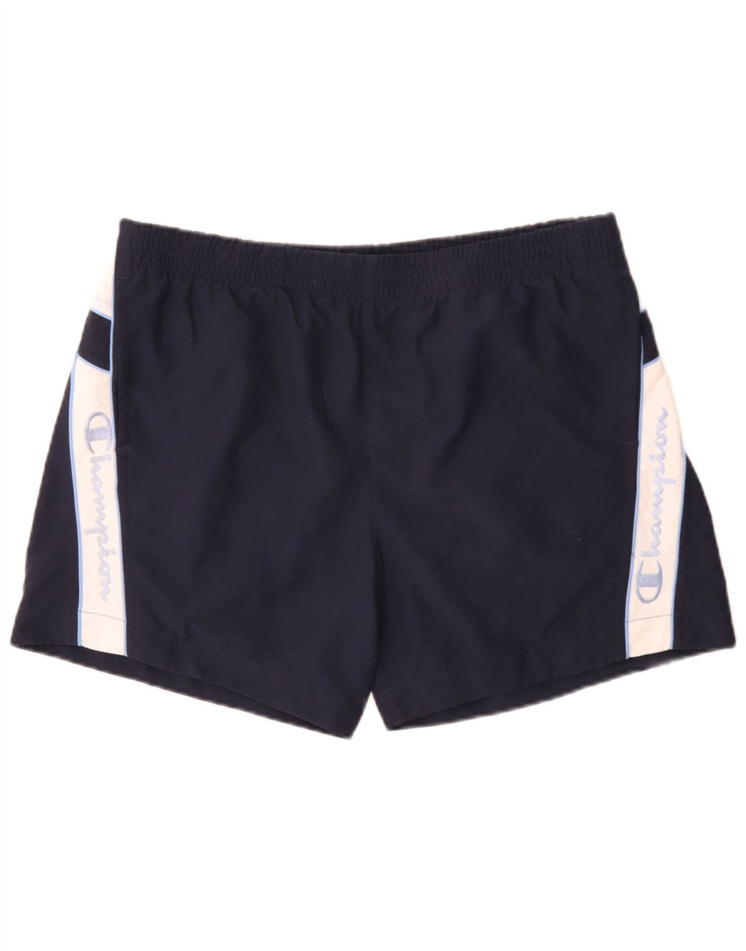 Champion Ανδρικό γραφικό σορτς κολύμβησης XL Navy Blue Colorblock Πολυεστέρας
