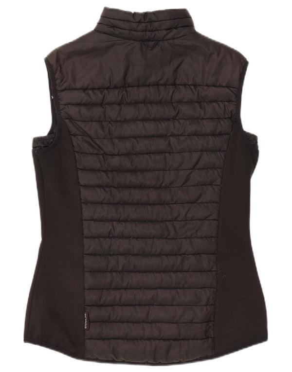 Jack Wolfskin Γυναικεία padded Gilet UK 12 Medium Black Polyester
