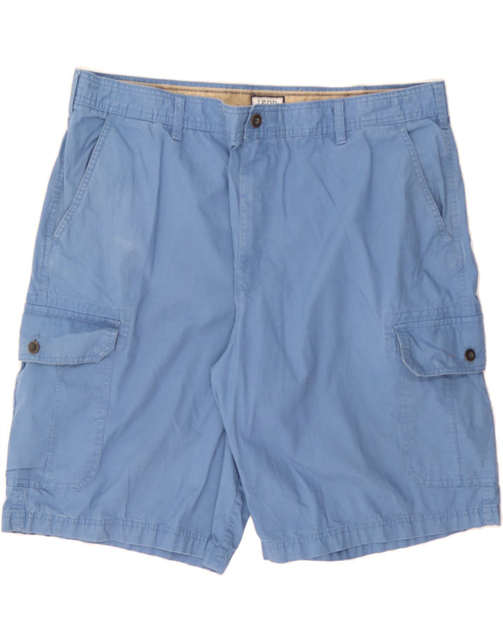 IZOD Mens Cargo Shorts W42 2XL Blue Cotton Vintage Izod and Second-Hand Izod from Messina Hembry 