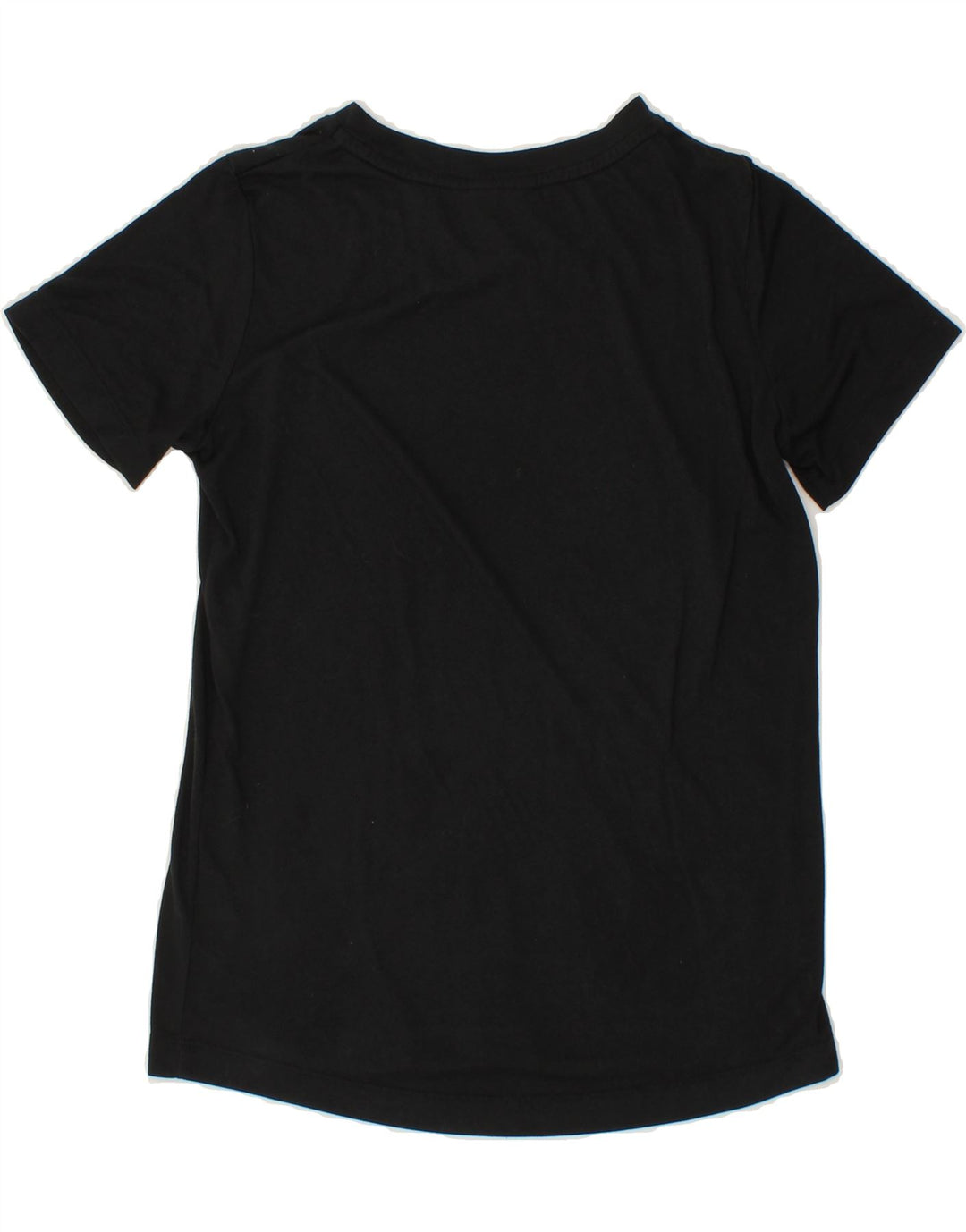 NIKE Womens Loose Fit Graphic T-Shirt Top UK 6 XS Black Polyester Vintage Nike and Second-Hand Nike from Messina Hembry 