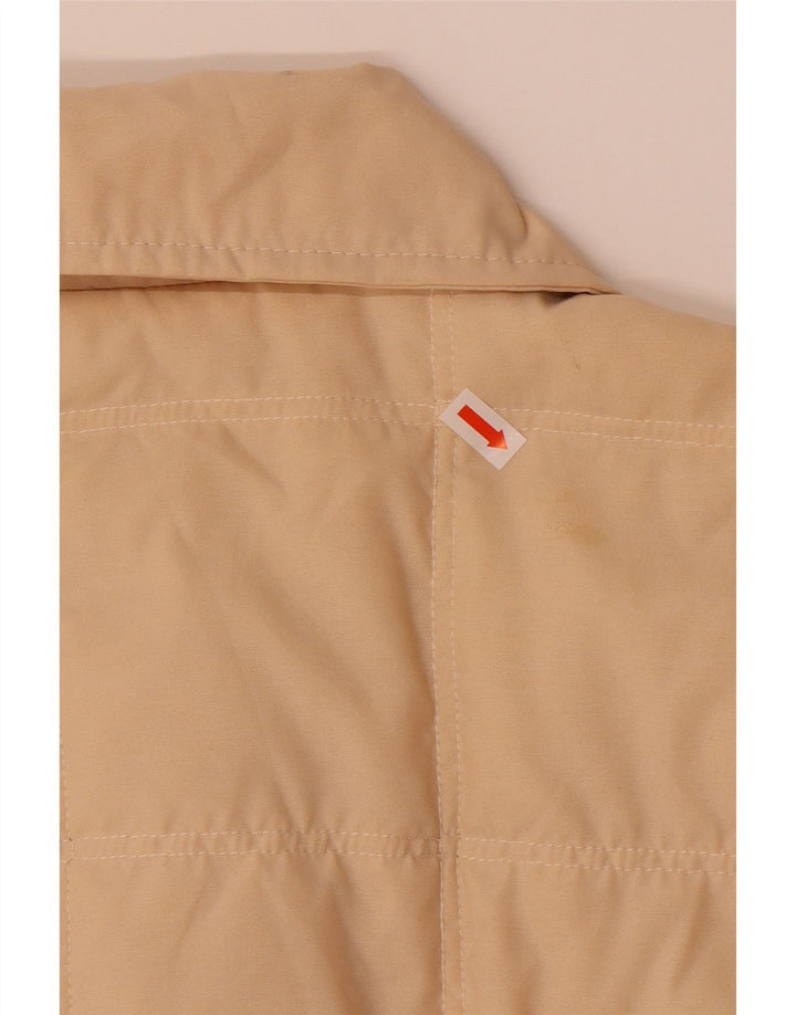 BELFE & BELFE Womens Padded Jacket IT 44 Medium Beige Vintage Belfe & Belfe and Second-Hand Belfe & Belfe from Messina Hembry 