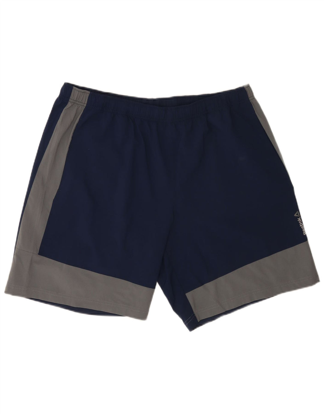 Ανδρικό αθλητικό σορτς Reebok XL Navy Blue Colorblock Πολυεστέρας