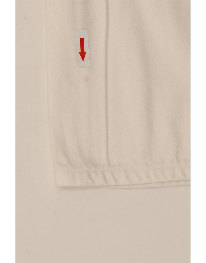 LEE Γυναικείο τζιν Stella Wide Leg W27 L27 Λευκό βαμβακερό