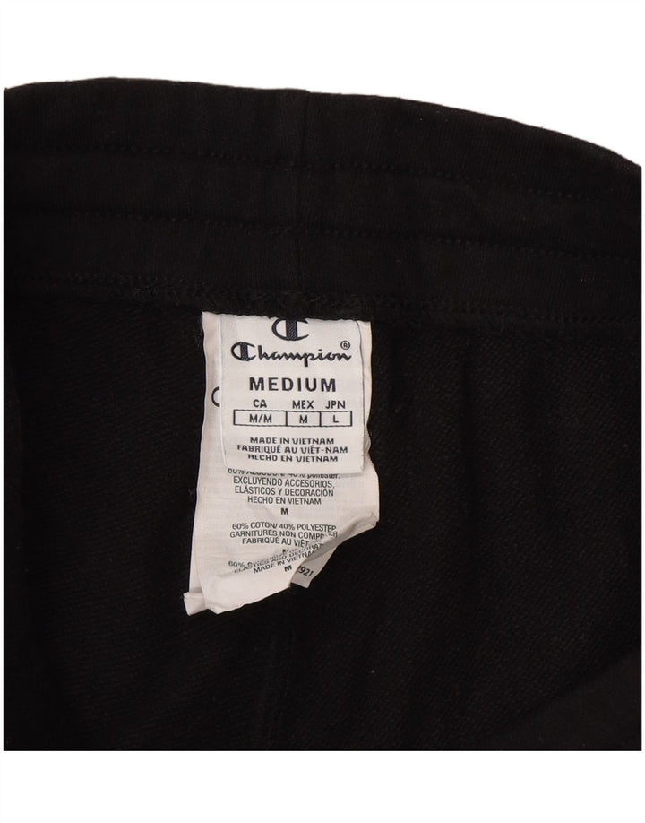 Champion Γυναικεία φόρμα παντελόνι UK 12 μεσαίο μαύρο βαμβακερό