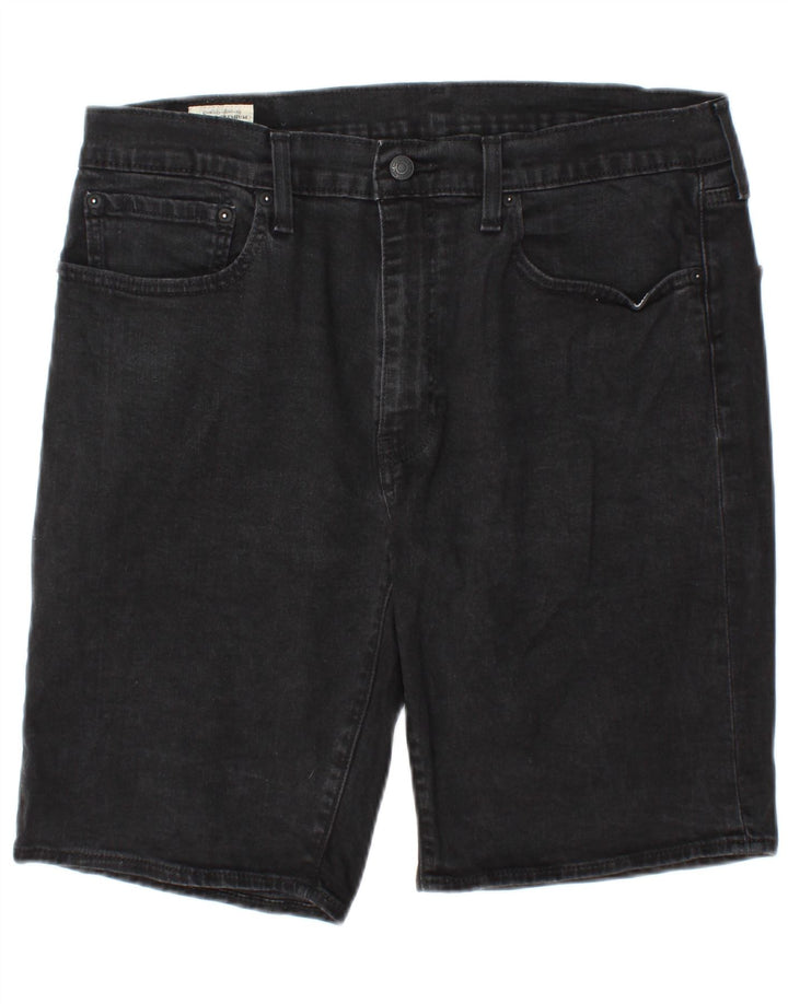 Ανδρικό τζιν σορτς Levi's 502 W36 μεγάλο μαύρο βαμβακερό