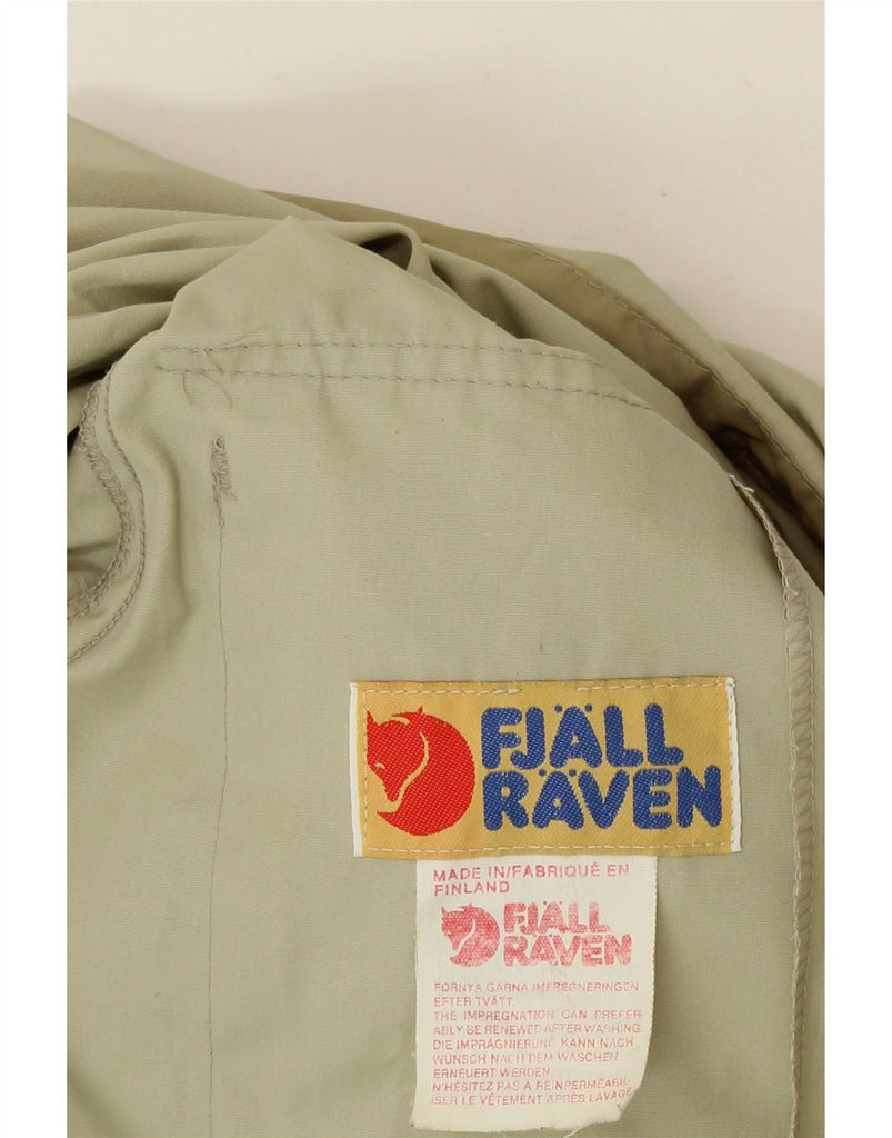 FJALL RAVEN Mens Hooded Utility Jacket UK 38 Medium Green Polyester Vintage Fjall Raven and Second-Hand Fjall Raven from Messina Hembry 