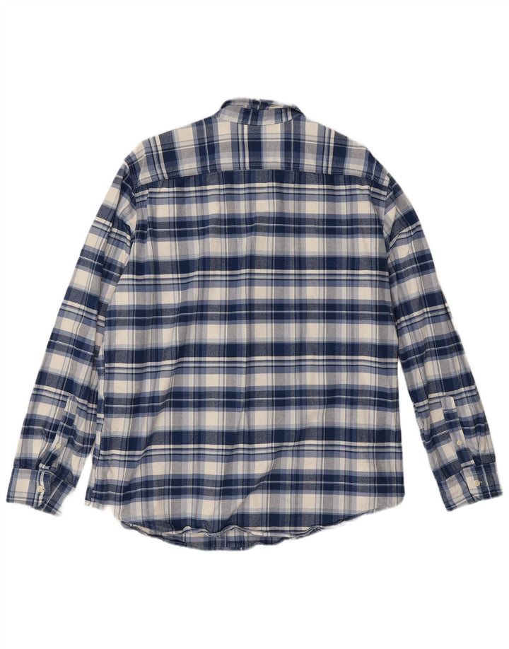Ανδρικό πουκάμισο Levi's Standard Flannel XL Blue Check Cotton