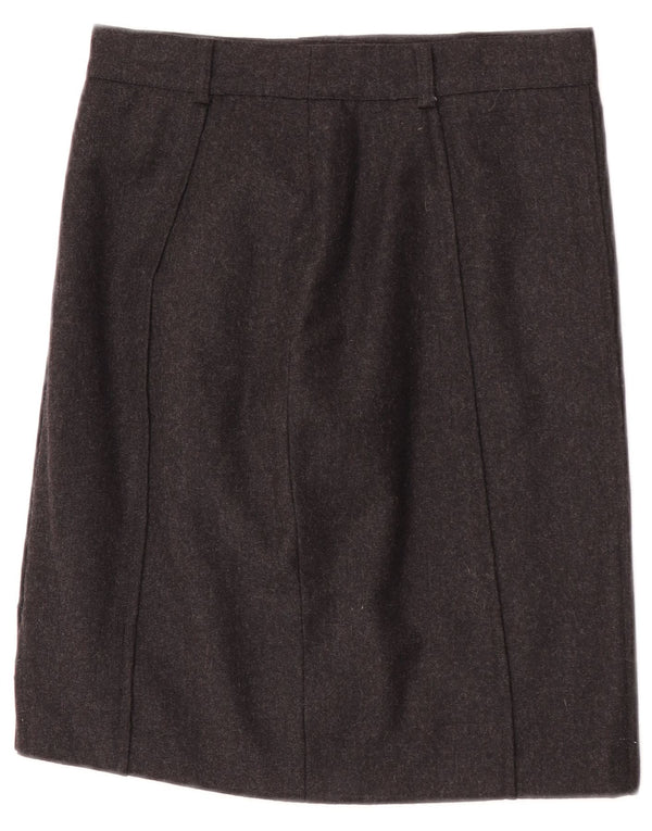 Vintage γυναικεία ίσια φούστα W26 Small Grey