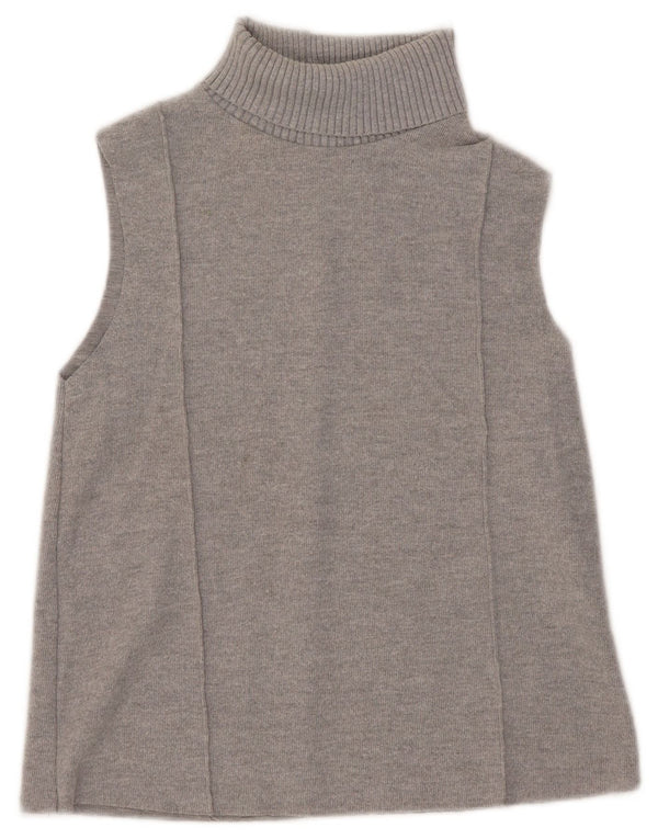 Zara Γυναικείο Γιλέκο Tank Top UK 10 Small Grey Polyester
