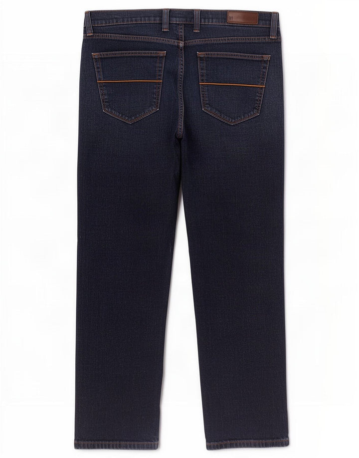Ανδρικό τζιν ίσιο Marks & Spencer W36 L31 Navy Blue Cotton
