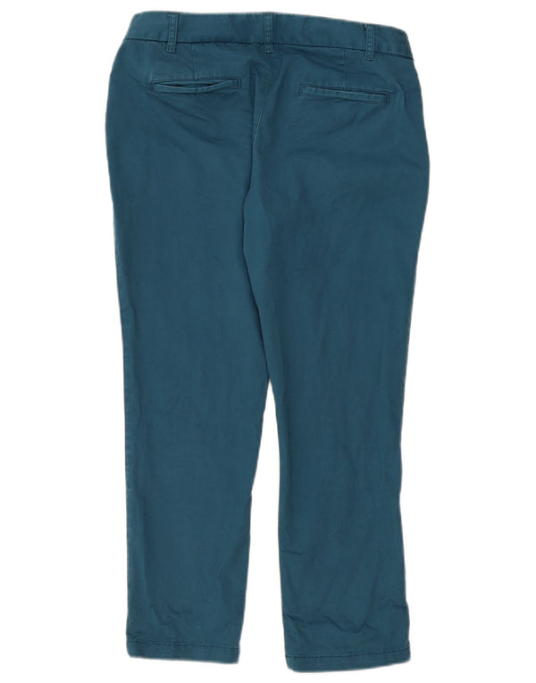 Fat Face Γυναικείο λεπτό παντελόνι Chino UK 10 Small W32 L25 Blue Cotton