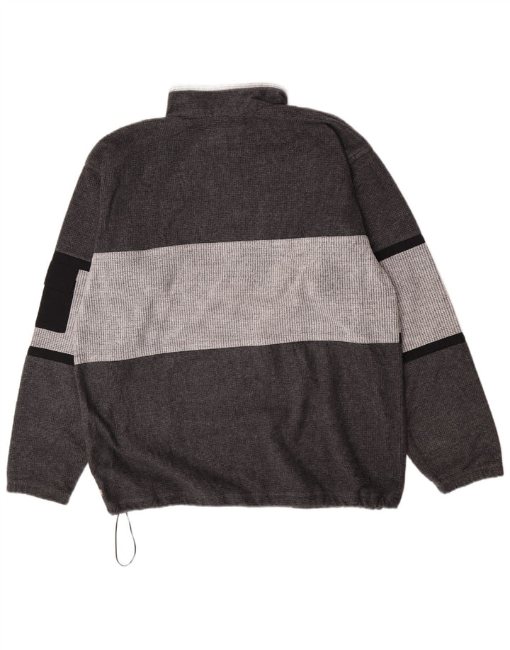 Ανδρικό φερμουάρ MC Kee's Fleece Jumper XL Grey Colourblock Πολυεστέρας