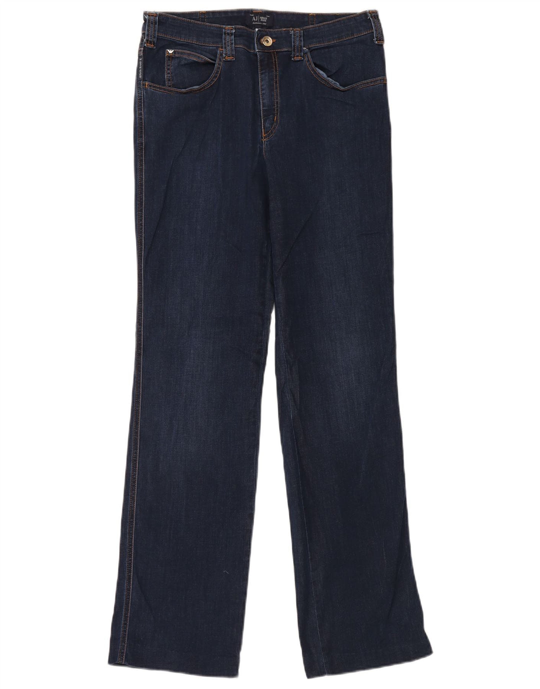 Armani Γυναικείο Straight Jeans W31 L32 Navy Blue Cotton