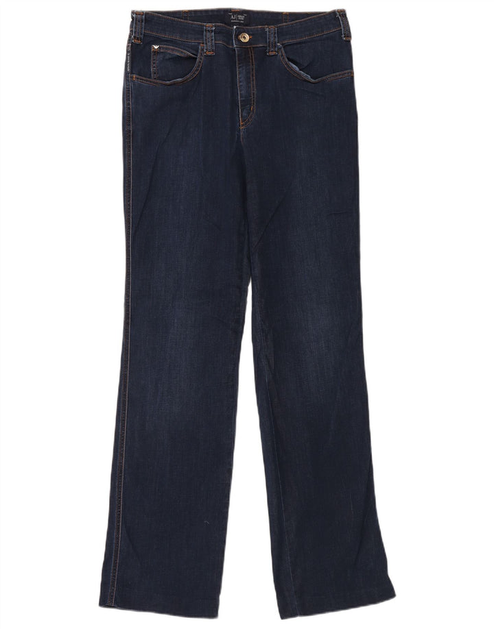 Armani Γυναικείο Straight Jeans W31 L32 Navy Blue Cotton