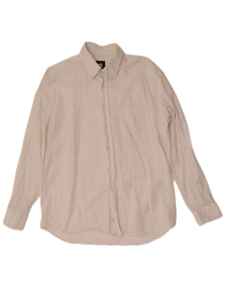 Ανδρικό πουκάμισο ROCCOBAROCCO Μέγεθος 44 17 1/2 XL Λευκό