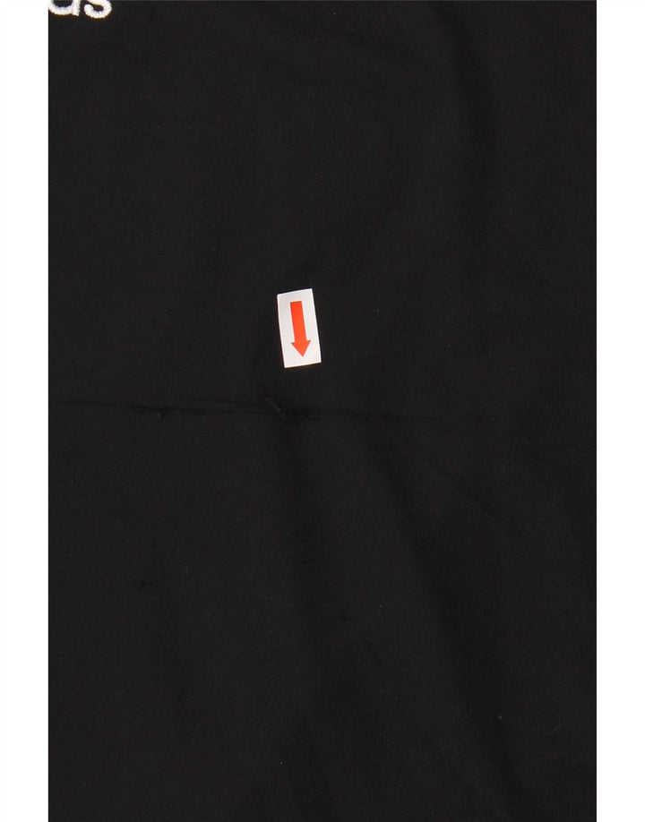 Ανδρικό T-Shirt Climalite ADIDAS Top Medium Black Colorblock Πολυεστέρας