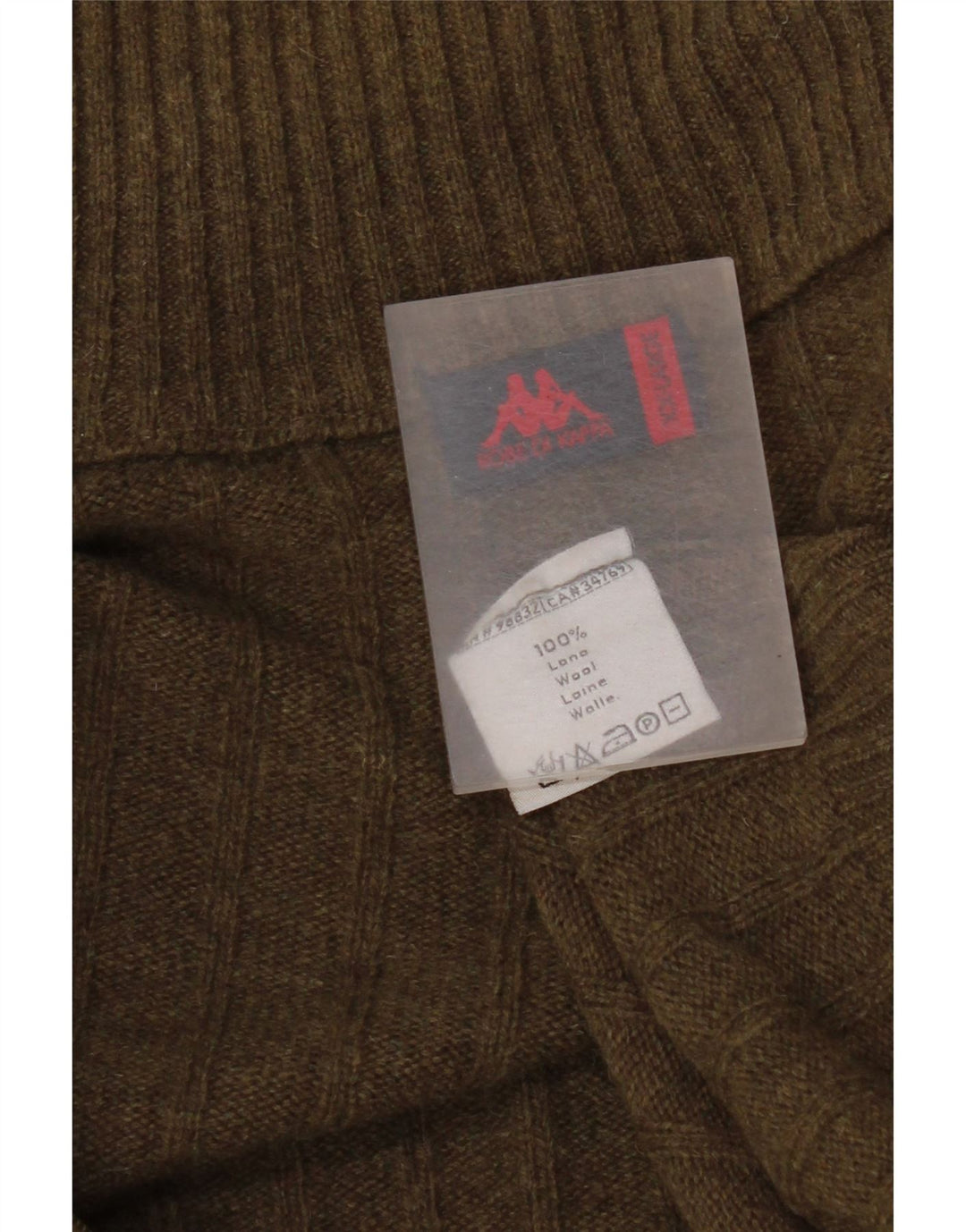 Ανδρικό πουλόβερ ζακέτα Kappa 2XL μαλλί χακί