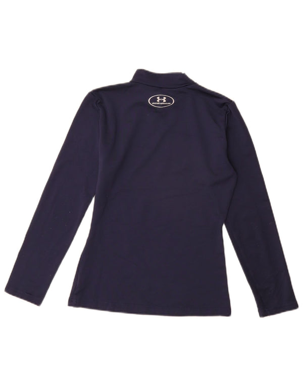 UNDER Armour Boys Cold Gear Top Μακρύ μανίκι 9-10 ετών Medium Navy Blue