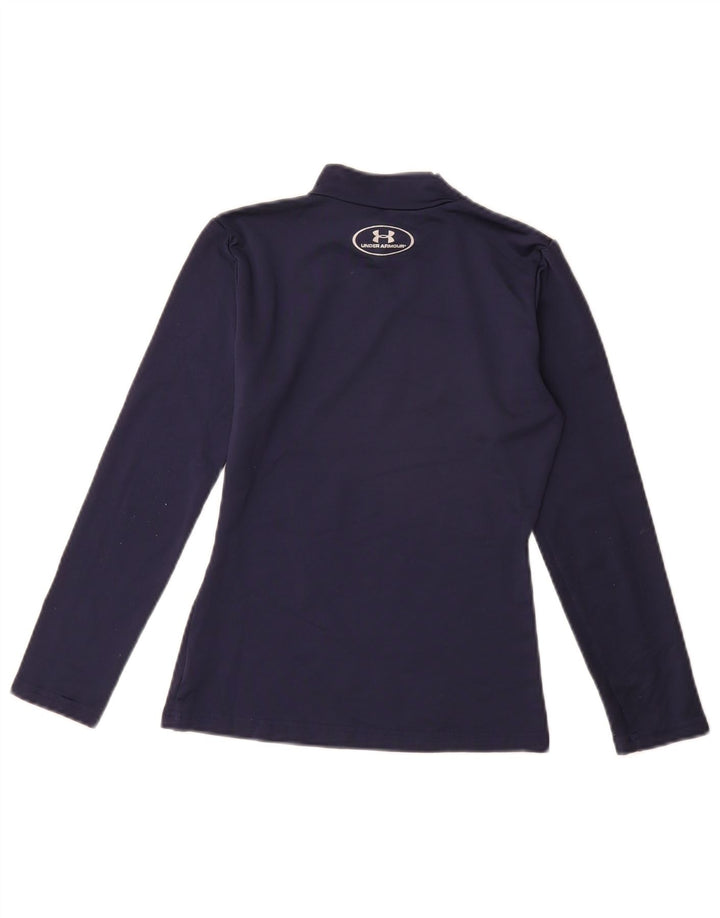 UNDER Armour Boys Cold Gear Top Μακρύ μανίκι 9-10 ετών Medium Navy Blue