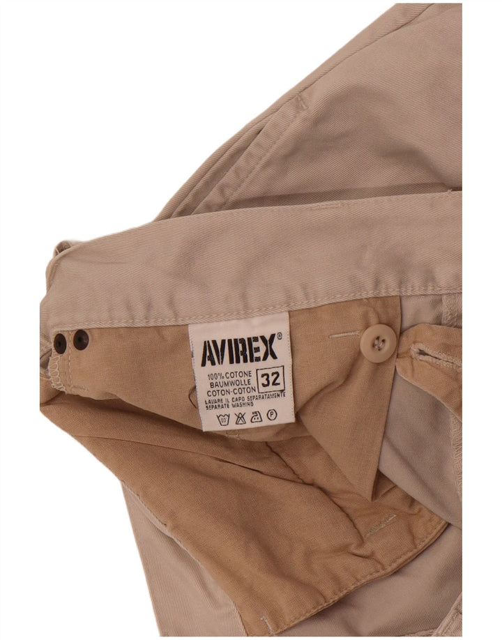 Ανδρικό σορτς Chino με καρφίτσα Avirex W32 Βαμβακερό μεσαίο μπεζ