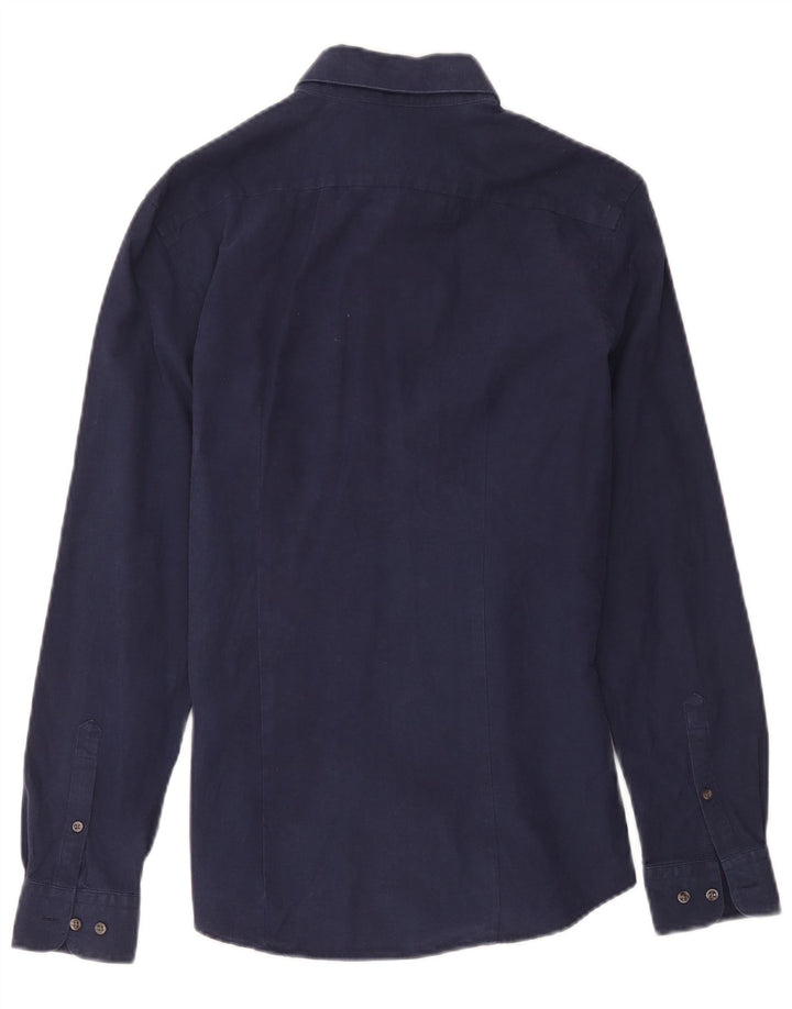 Ανδρικό πουκάμισο Reiss Slim Fit Small Navy Blue