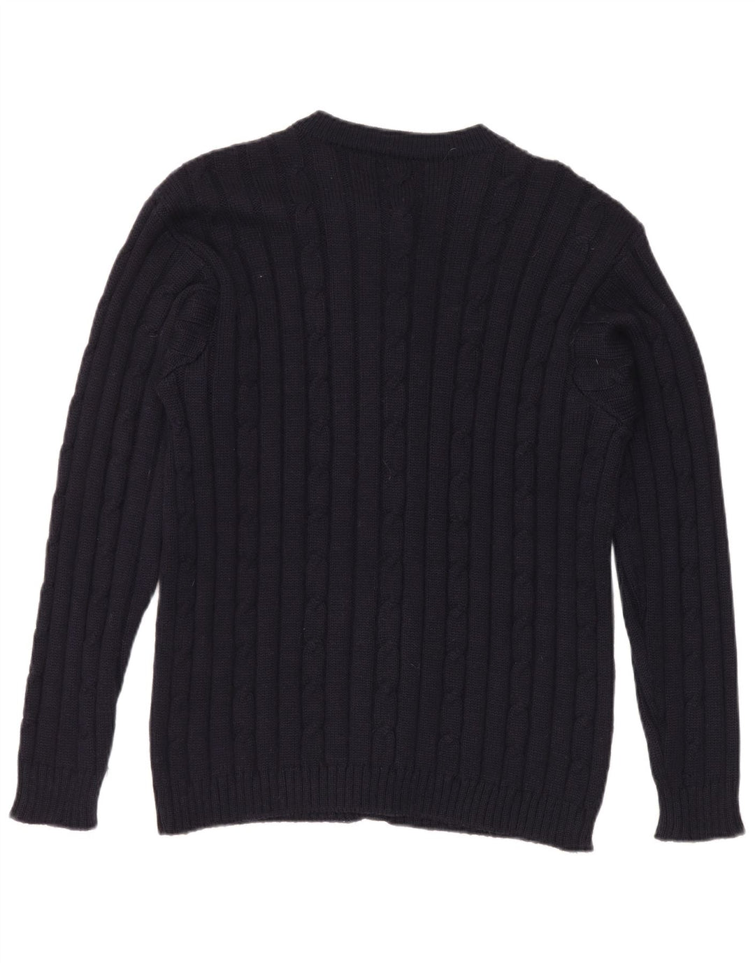 Vintage Γυναικεία Ζακέτα UK 12 Medium Navy Blue