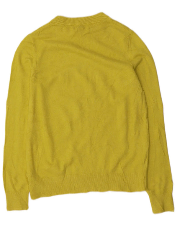 Marks & Spencer Γυναικείο πουλόβερ με λαιμόκαυστο UK 10 Small Yellow