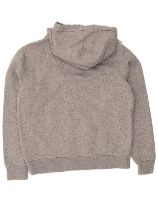 Jack Wills Γυναικεία γραφικά κανονική εφαρμογή με κουκούλα UK 14 Large Grey Cotton