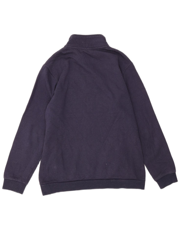 Ανδρικό γραφικό φούτερ με φερμουάρ Fila Jumper Medium Navy Blue Colourblock