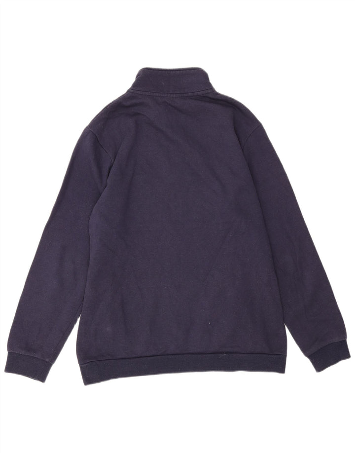 Ανδρικό γραφικό φούτερ με φερμουάρ Fila Jumper Medium Navy Blue Colourblock