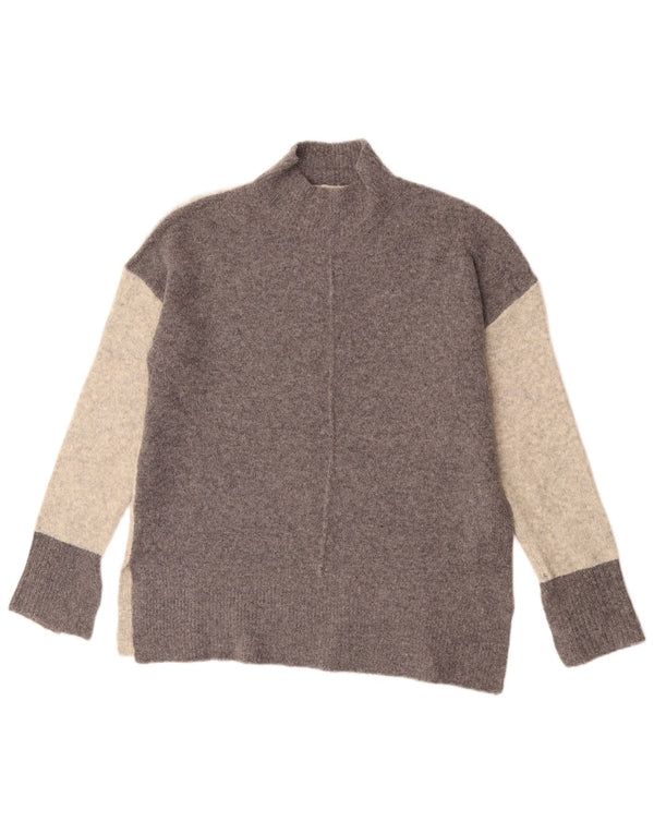 Marks & Spencer Γυναικείο πουλόβερ με λαιμό χελώνα UK 14 Medium Grey