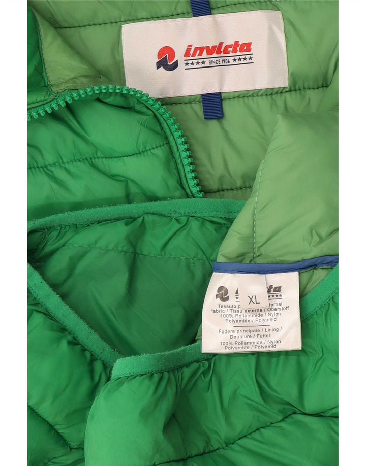 Invicta Ανδρικό padded Gilet UK 42 XL Green Polyamide