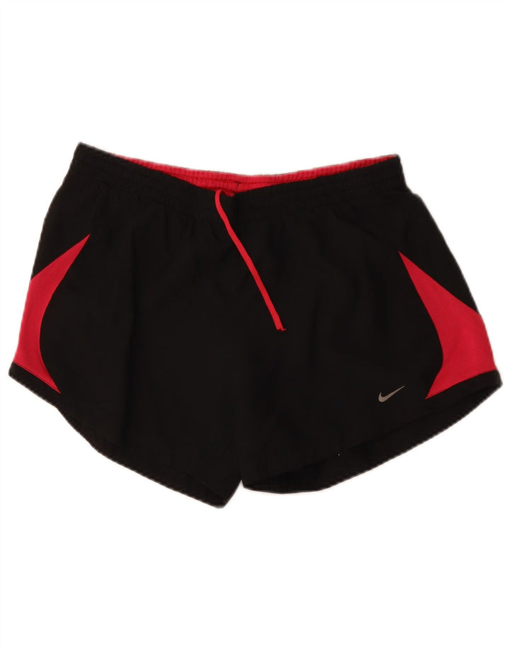 Γυναικείο αθλητικό σορτς NIKE UK 14 μεσαίου μαύρου χρώματος πολυεστέρας