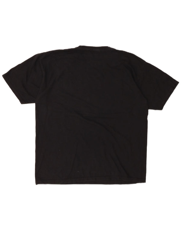 Ανδρικό T-Shirt HARLEY Regular Fit Top XL Μαύρο βαμβακερό