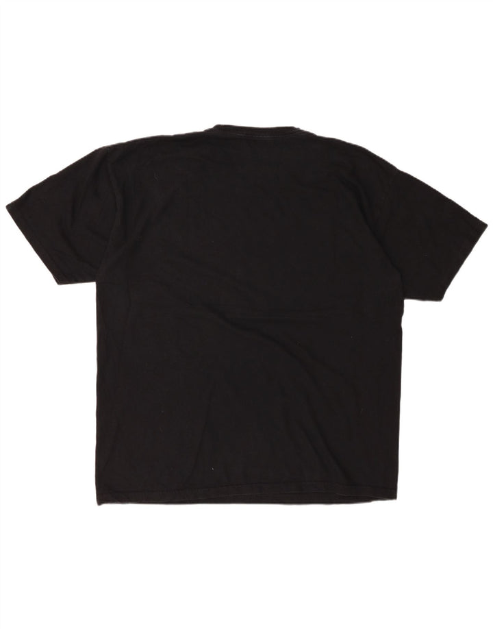 Ανδρικό T-Shirt HARLEY Regular Fit Top XL Μαύρο βαμβακερό