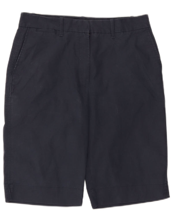 Marks & Spencer Γυναικείο σορτς Chino UK 12 Medium W32 Navy Blue Cotton