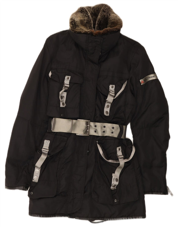 PEUTEREY Γυναικείο Μπουφάν Parka EU 40 Medium Black Polyamide