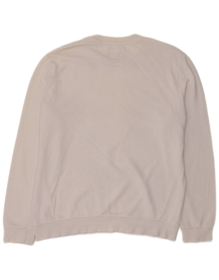 Ανδρικό γραφικό φούτερ Guess Jumper XL από λευκό βαμβακερό