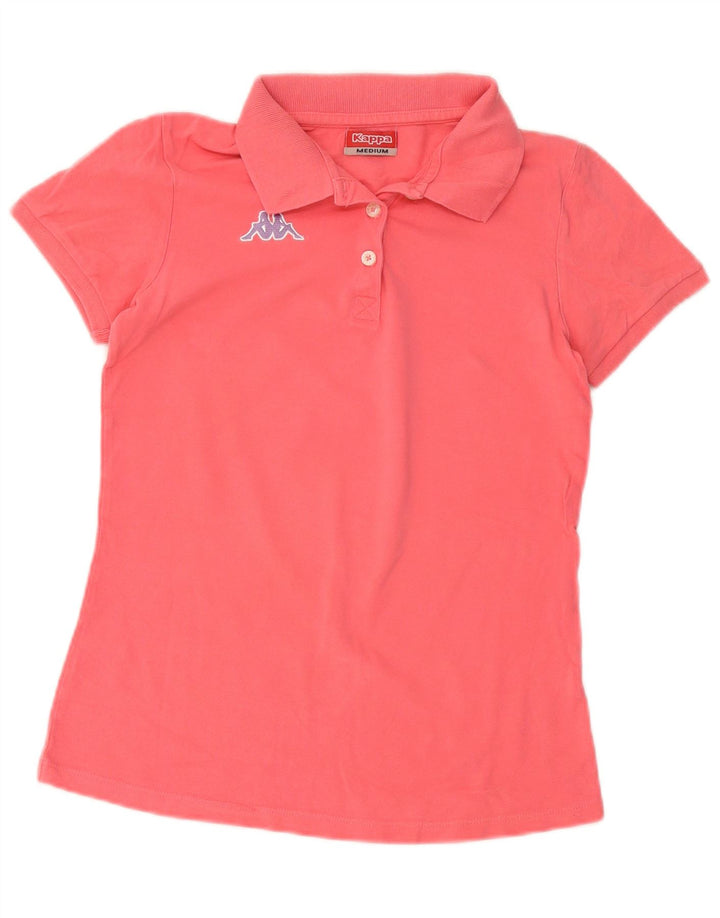 Kappa γυναικείο μπλουζάκι πόλο UK 12 Medium Pink