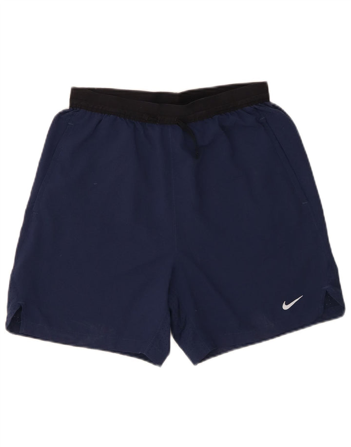 Αθλητικό σορτς Nike Boys Dri Fit 13-14 ετών, Navy Blue Polyester