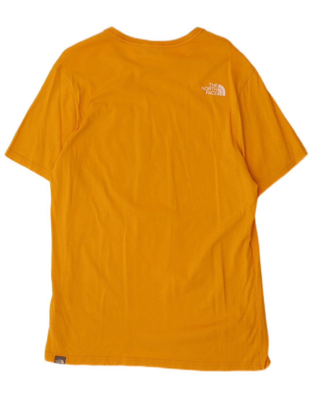 Ανδρικό γραφικό T-Shirt North Face Top από μεσαίο κίτρινο βαμβάκι