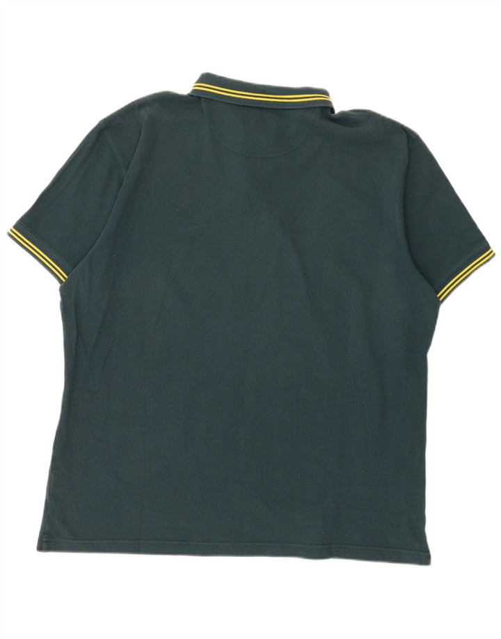 Ανδρικό μπλουζάκι πόλο Barbour 2XL πράσινο βαμβακερό