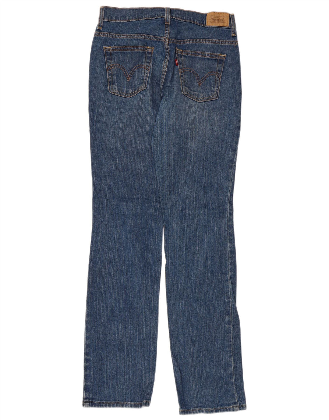 Levi's Womens 505 Straight Jeans US 4 Small W28 L32 Μπλε βαμβακερό