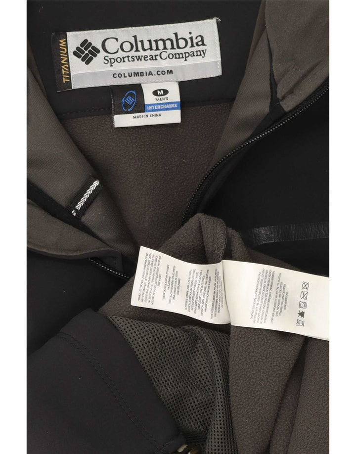 Ανδρικό μπουφάν Columbia Titanium Windbreaker UK 38 Medium Black Polyester