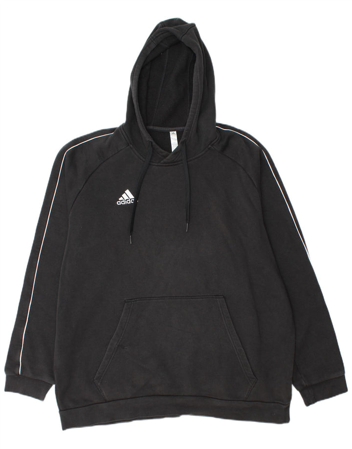 ADIDAS Ανδρικό Hoodie Jumper 2XL Μαύρο βαμβακερό